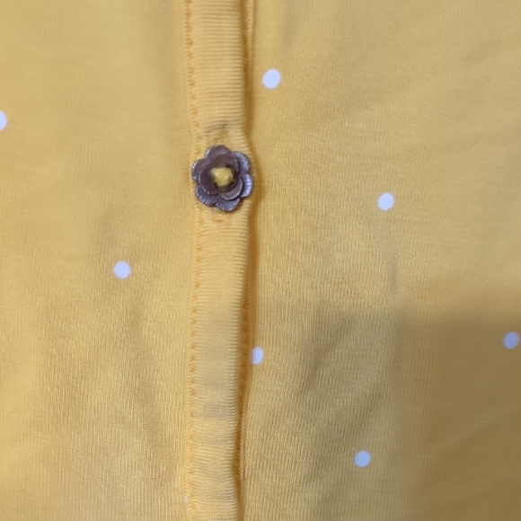 Yellow Button-Up Top - Picture 2 of 2